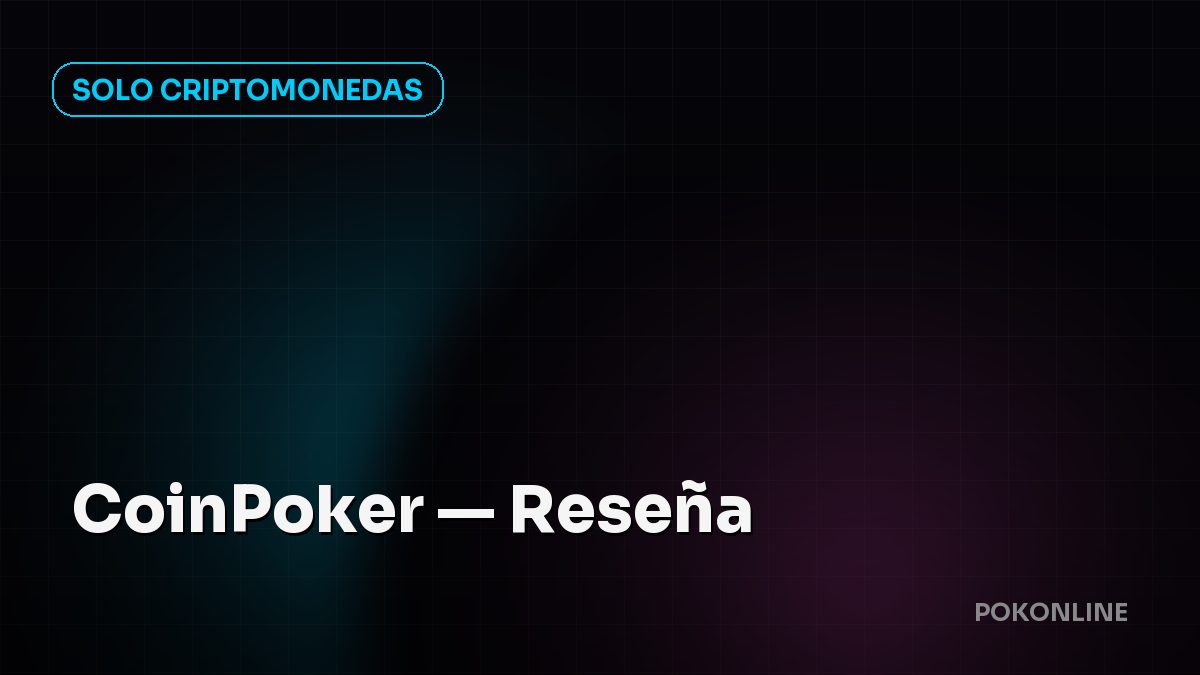 CoinPoker Reseña